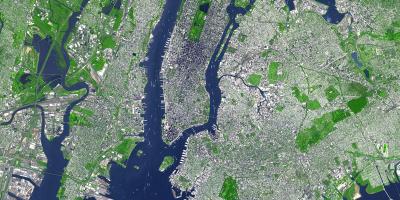 Kaart van antenne-New York City