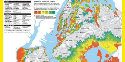 NYC vloed kaart